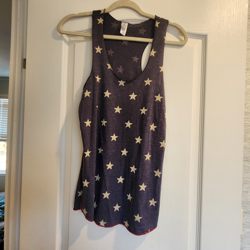 Alternatuve Apparel Starry Navy Tank Top Size M Euc